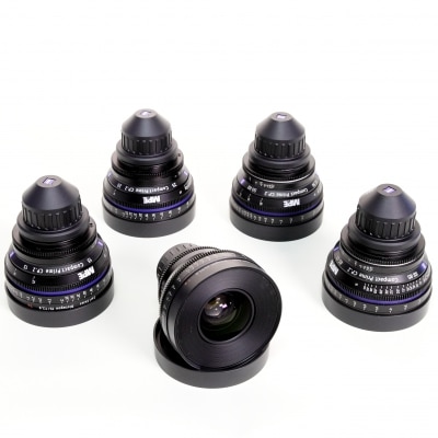 Zeiss CP.2 Primes 5-Lens Set