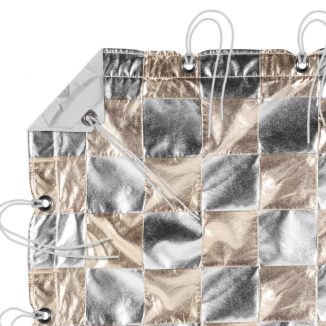 Checkerboard Gold Silver (Lisa-Marie)