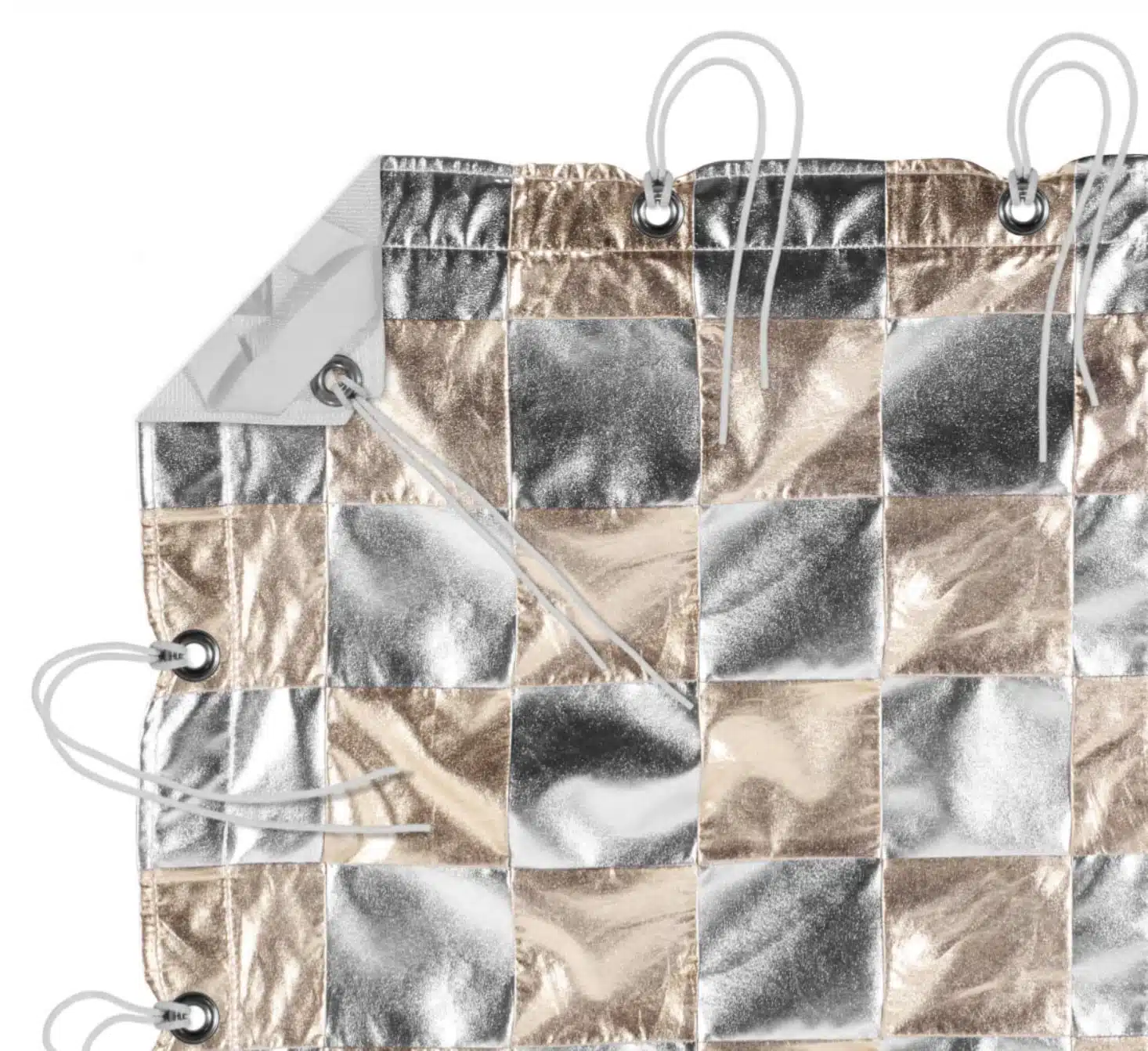 Checkerboard Gold Silver (Lisa-Marie)